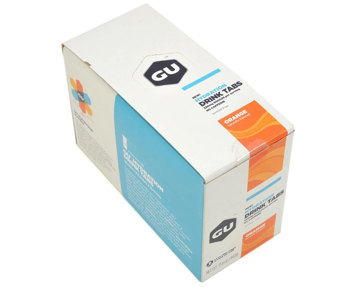 GU Hydration Drink Tablets (Orange) (8 Tubes) - view 2